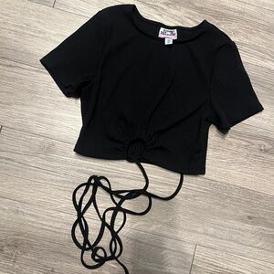 Future Collective cropped wrap top